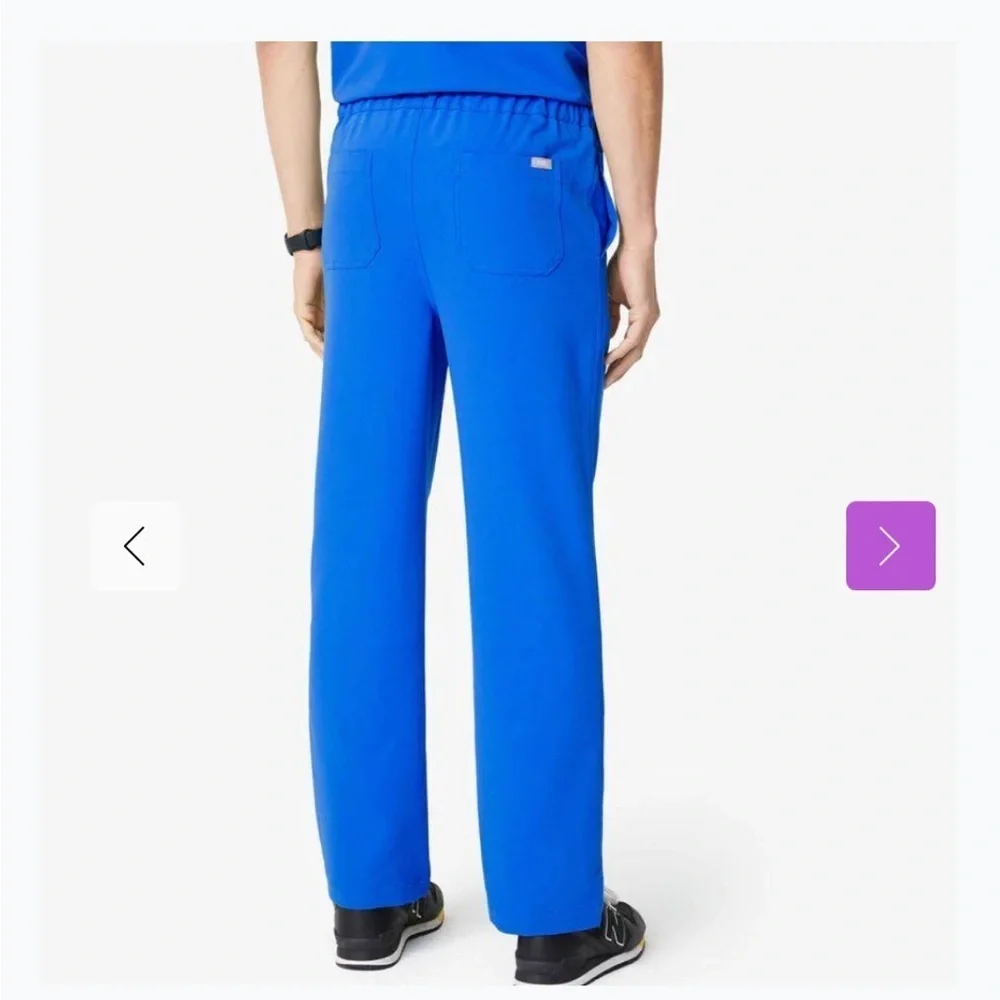 Mens FIGS Pisco Basic Scrub Pants - Royal Blue XXL tall
